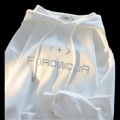 Premium Quality Hoodie For Men's - White Forword