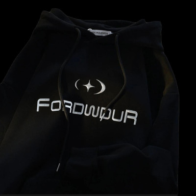 Premium Quality Hoodie For Men's - Black Forword.