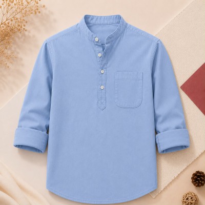 1pc Combo Oxford Coton Fabrics Long Sleeve Katua