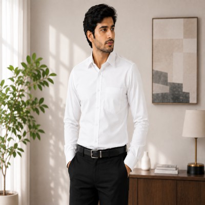 1 Pes Premium Quality Formal Shirt - WHITE.