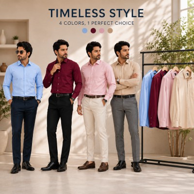 4 Pes Combo Premium Quality Formal Shirt